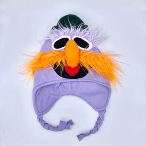 RARE The Muppets Floyd Pepper Electric Mayhem Fleece Winter Beanie Hat Adult XL